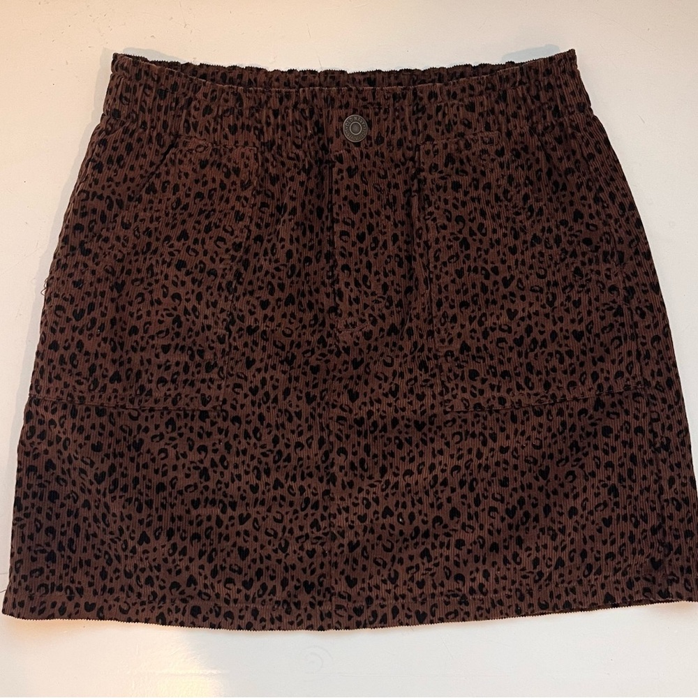 Old Navy cheetah print mini skirt